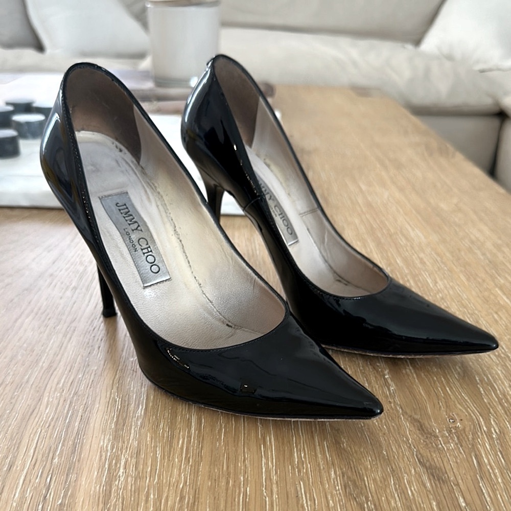 Jimmy Choo Black Stiletto Heels